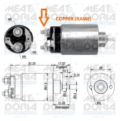 Solenoid Switch, starter